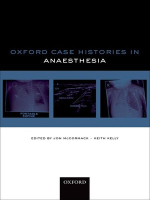 cover image of Oxford Case Histories in Anaesthesia